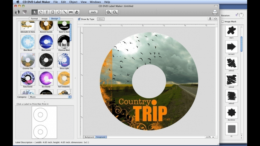 cd covers software for mac